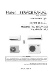 Haier HSU18XH7-G Service Manual