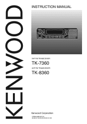 Kenwood TK-7360 User Manual 2