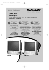 Magnavox 24MC4306 User manual,  Spanish