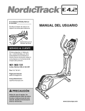 NordicTrack E4.2 Elliptical Spanish Manual