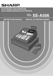 Sharp XE-A506 XE-A506 Operation Manual in English and Spanish