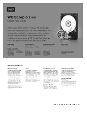 Western Digital WD2500BEVT Product Specifications