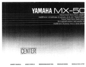 Yamaha MX-50 Owner's Manual