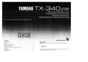 Yamaha TX-340 Owner's Manual
