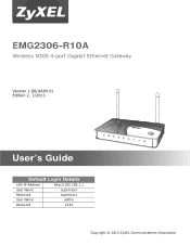 ZyXEL EMG2306 User Guide