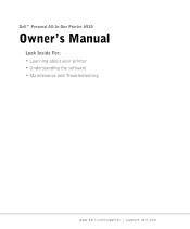 Dell A920 Owner's Manual