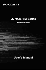 Foxconn Q77M User manual