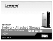 Linksys EFG120 Cisco EFG120 Network Attached Storage User Guide Version 2.0