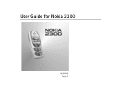 Nokia 2300 User Guide