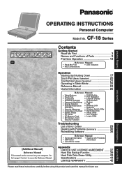 Panasonic CF-18KHHZXBM Notebook Computer
