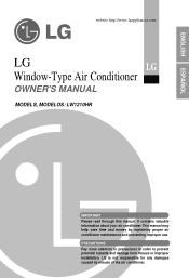LG LW1210HR Owner's Manual