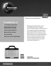 Panasonic Toughbook 53 Spec Sheet