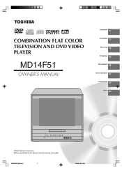 Toshiba MD14F51 Owners Manual