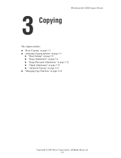 Xerox C2424 User Guide Section 3: Copying