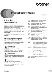 Brother International DCP-J140W Product Safety Guide - English