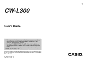 Casio CW-L300 User Guide