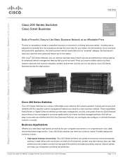 Cisco SLM224GT-NA Brochure