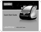 Dymo LabelWriter 450 Turbo High-Speed Postage and Label Printer for PC and Mac User Guide 1