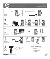 HP A6319fh Setup Poster (Page 1)