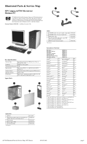 HP Dc5700 HP Compaq dc5700 Microtower Business PC Illustrated Parts & Service Map, 2nd Edition