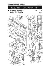 Hitachi DH50MRY Parts List