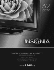 Insignia NS-32L240A13 Information Brochure (English)