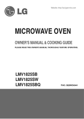 LG LMV1825SW Owner's Manual