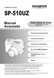 Olympus SP 510 SP-510UZ Manual Avanzado (Español)