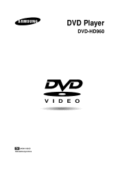 Samsung DVD-HD960 User Manual (ENGLISH)