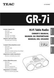 TEAC GR-7I-W Owners Manual