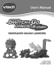 Vtech Switch & Go Dinos Turbo - Triceratops Deluxe Launcher User Manual