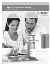 Bosch NGP745UC Installation Manual