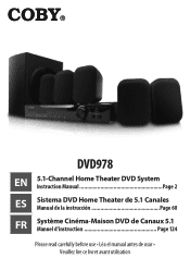 Coby DVD978 User Manual