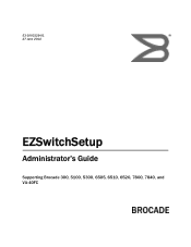 Dell Brocade 5100 Brocade 7.3.0 EZSwitchSetup Administrators Guide