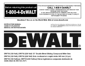 Dewalt DW718 Instruction Manual