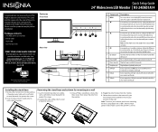 Insignia NS-24EM51A14 Quick Setup Guide (English)