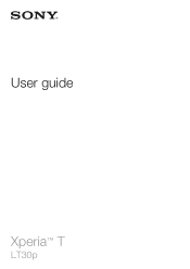 Sony Ericsson Xperia T User Guide