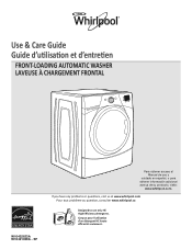 Whirlpool WFW9151YW Use & Care Guide