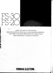 Yamaha FS-20 Owner's Manual (image)