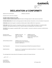 Garmin Drive 50LM ?Declaration of Conformity