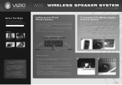 Vizio WSS-1A WSS-1A HDTV QSG