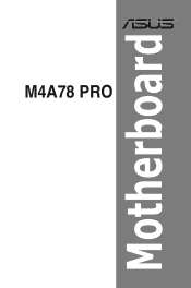Asus M4A78 PRO User Manual