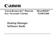 Canon MultiPASS C560 Software Guide