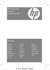 HP Photosmart E330 Limited Warranty Statement