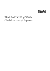Lenovo ThinkPad X200s (Romanian) Service and Troubleshooting Guide