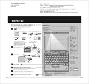 Lenovo ThinkPad X32 (Romanian) Setup guide for the ThinkPad X32 (Part 1 of 2)