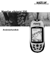 Magellan eXplorist 200 Manual - Swedish