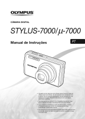 Olympus Stylus 7000 Silver STYLUS-7000 Manual de Instruções (Português)