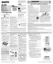 Sanyo FVM4212 Manual del usuario