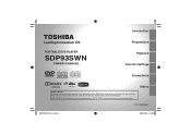 Toshiba SDP93SWN Owner's Manual - English